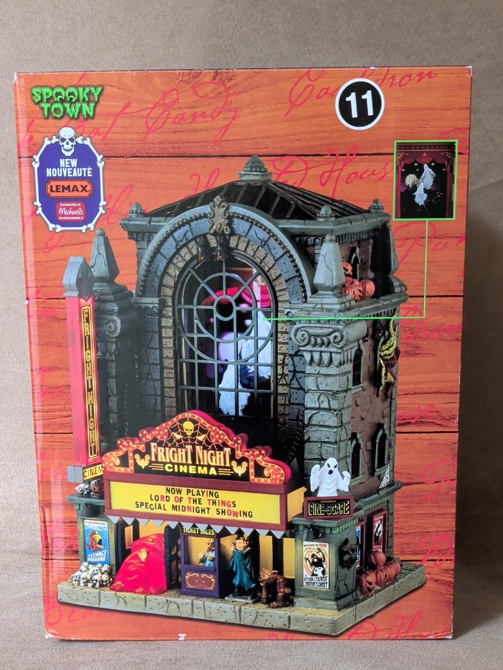 Lemax Spooky Town Fright Night Cinema